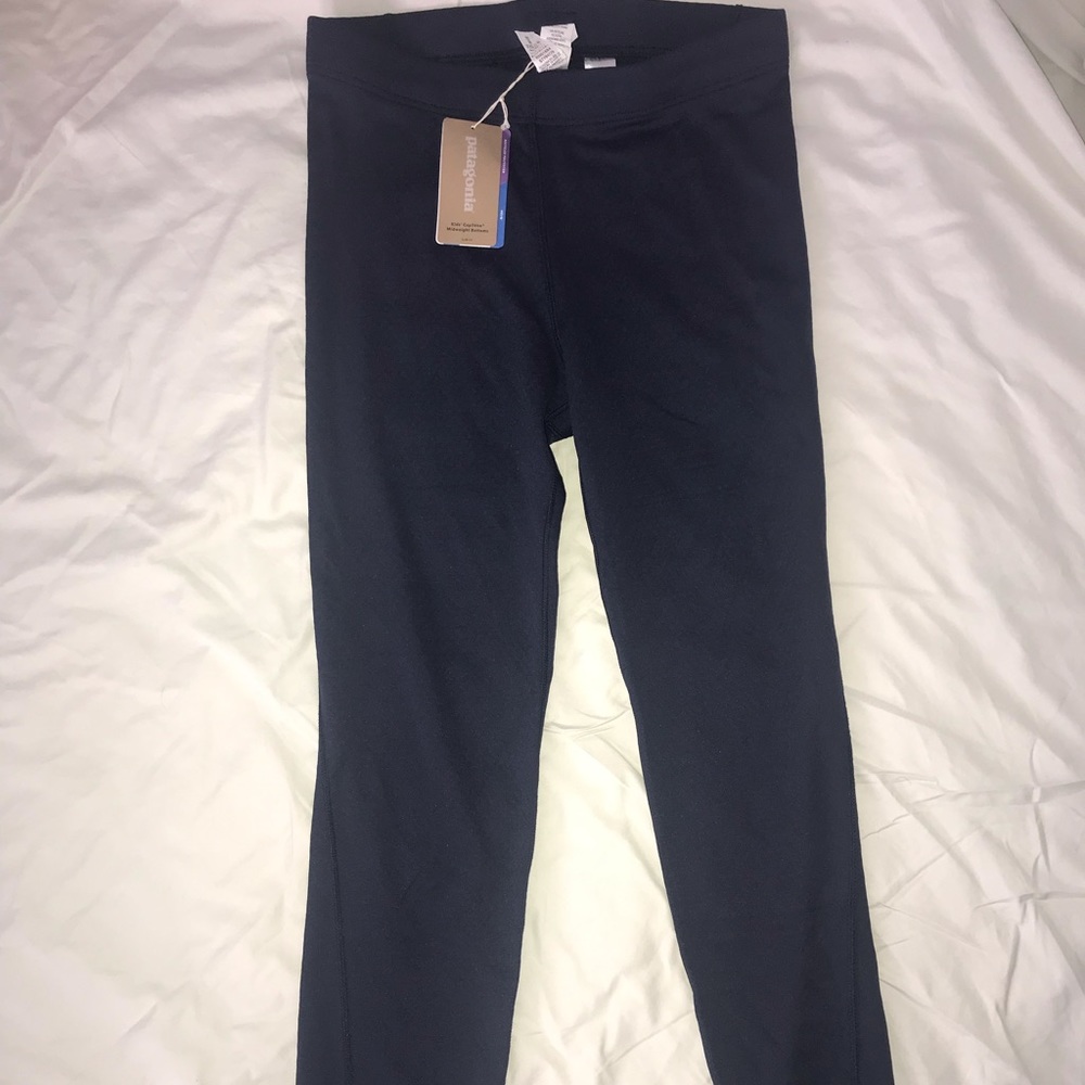 Patagonia midweight Capilene bottoms Boys size Large (12)